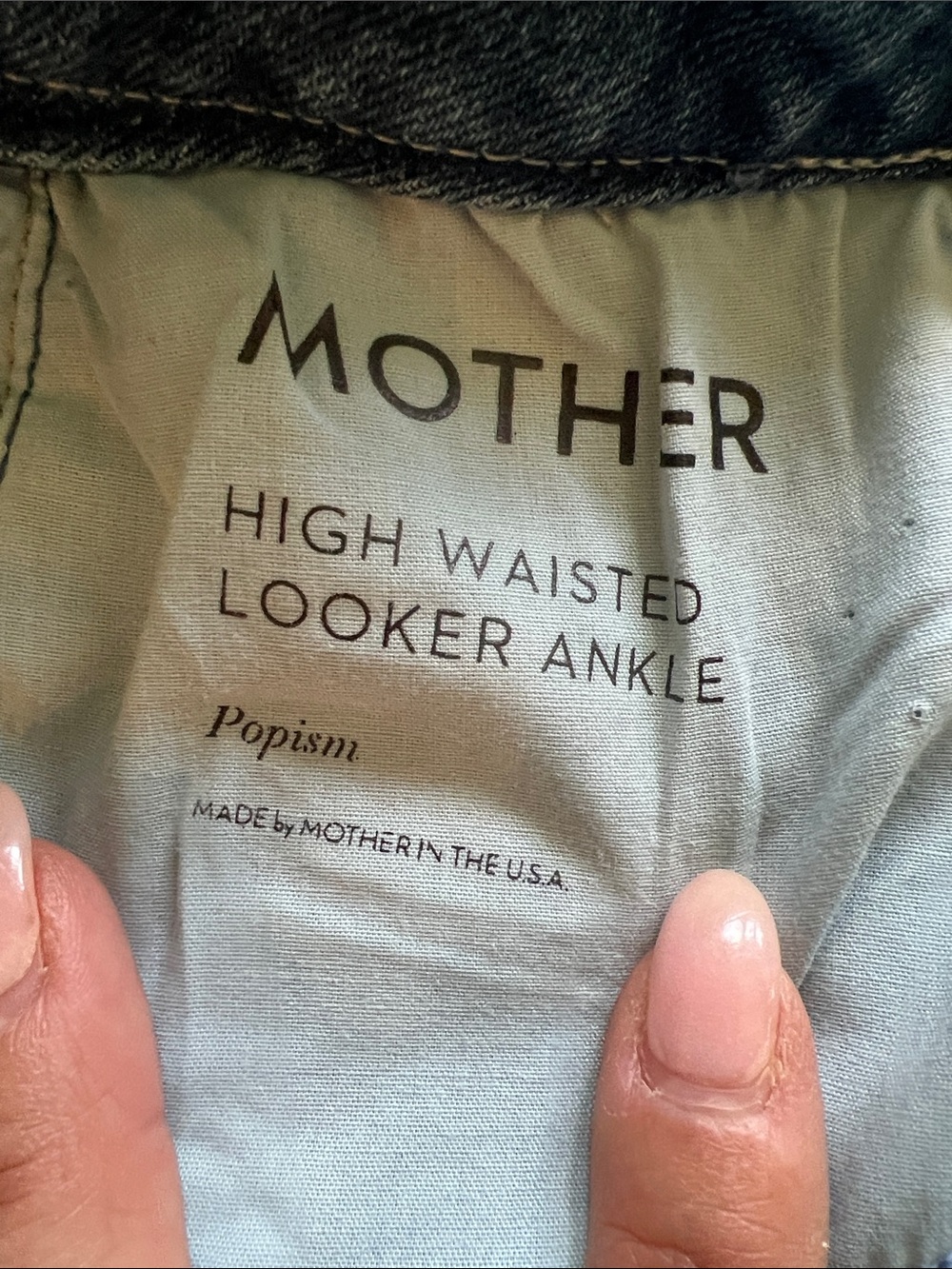 MOTHER Jean Bundle Straight Leg Jeans - Blue, Black, Gray - Picture 4 of 16